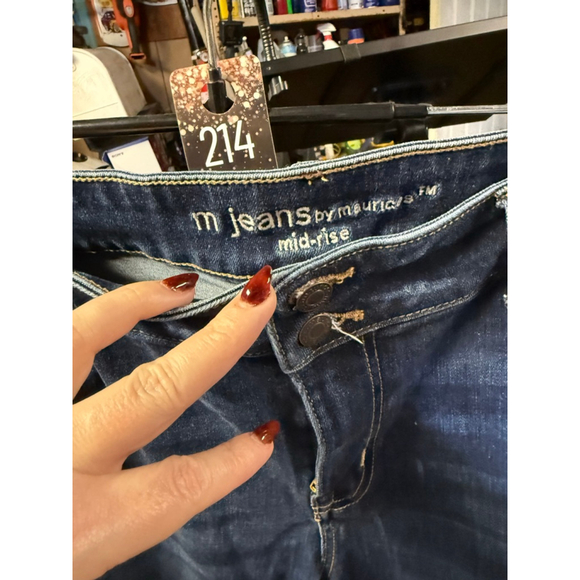 Women's Maurices Blue Mid-Rise Jeans Plus 18W - Picture 2 of 3